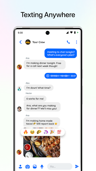 Messenger: Text Messages, SMS - عکس برنامه موبایلی اندروید