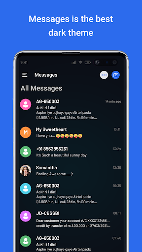 Messages - Image screenshot of android app