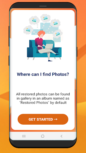 Restore Deleted Photos – Erased Images Recovery - عکس برنامه موبایلی اندروید