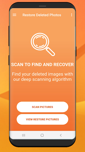 Restore Deleted Photos – Erased Images Recovery - Image screenshot of android app