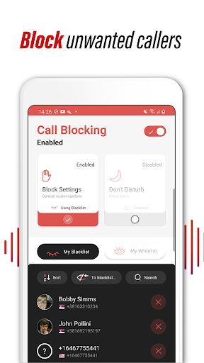 Call Blocker - Block Numbers - عکس برنامه موبایلی اندروید