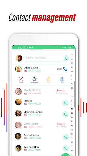 Call Blocker - Block Numbers - عکس برنامه موبایلی اندروید
