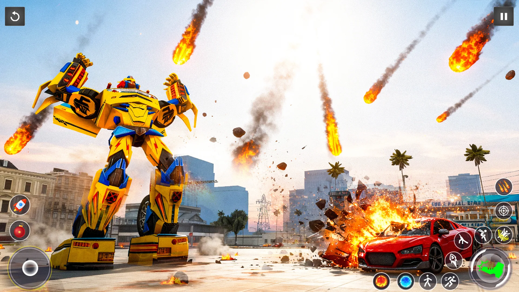 Multi Transform Robot City War - Gameplay image of android game