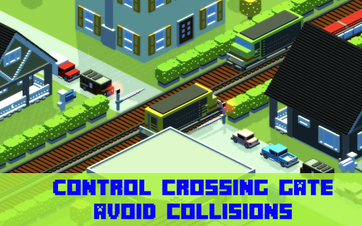 Railroad crossing - Train cras - Gameplay image of android game