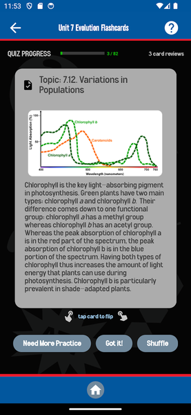 Biomania: AP Biology Study App - Image screenshot of android app