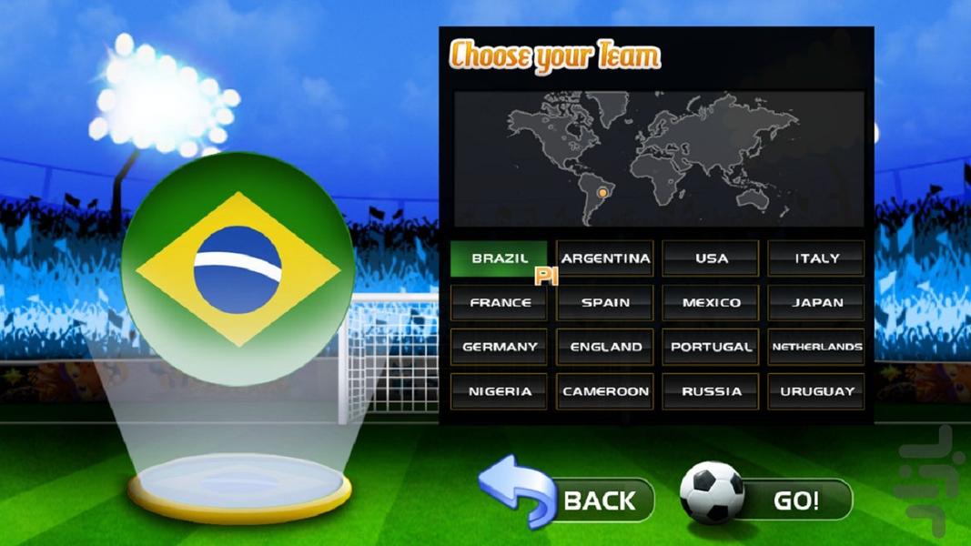 Button Soccer - Gameplay image of android game