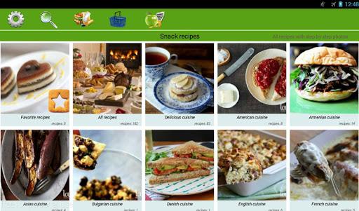 Snack recipes - عکس برنامه موبایلی اندروید