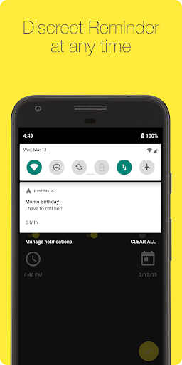 PushMe - Notification Reminder - عکس برنامه موبایلی اندروید