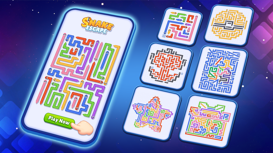 Snake Escape - عکس بازی موبایلی اندروید