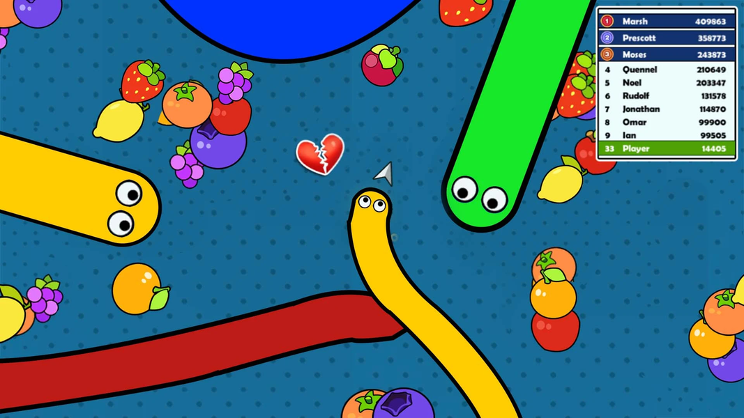 Snake Doodle - Worm .io Game - عکس بازی موبایلی اندروید