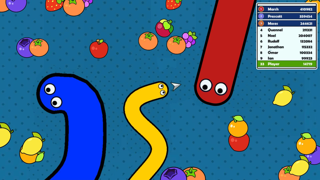 Snake Doodle - Worm .io Game - عکس بازی موبایلی اندروید