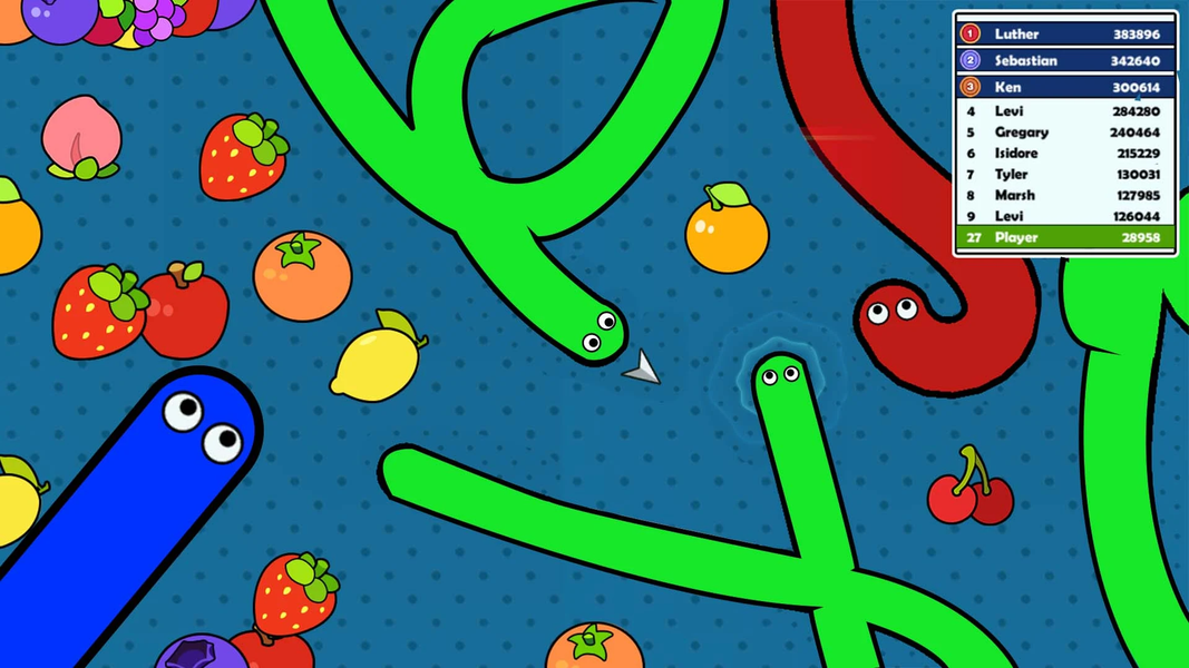 Snake Doodle - Worm .io Game - عکس بازی موبایلی اندروید