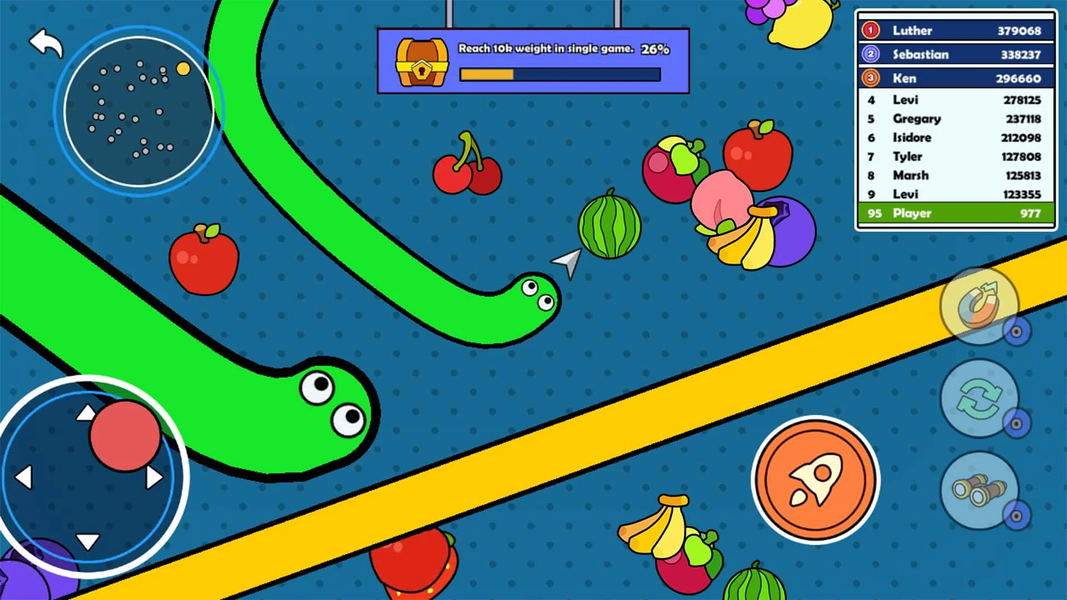 Snake Doodle - Worm .io Game - عکس بازی موبایلی اندروید