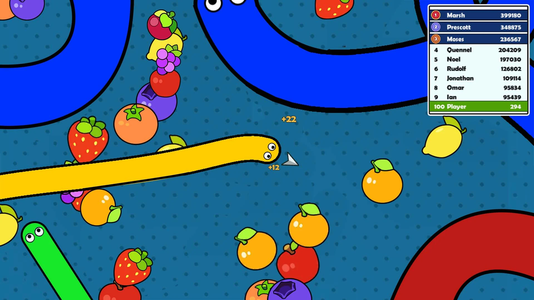 Snake Doodle - Worm .io Game - عکس بازی موبایلی اندروید