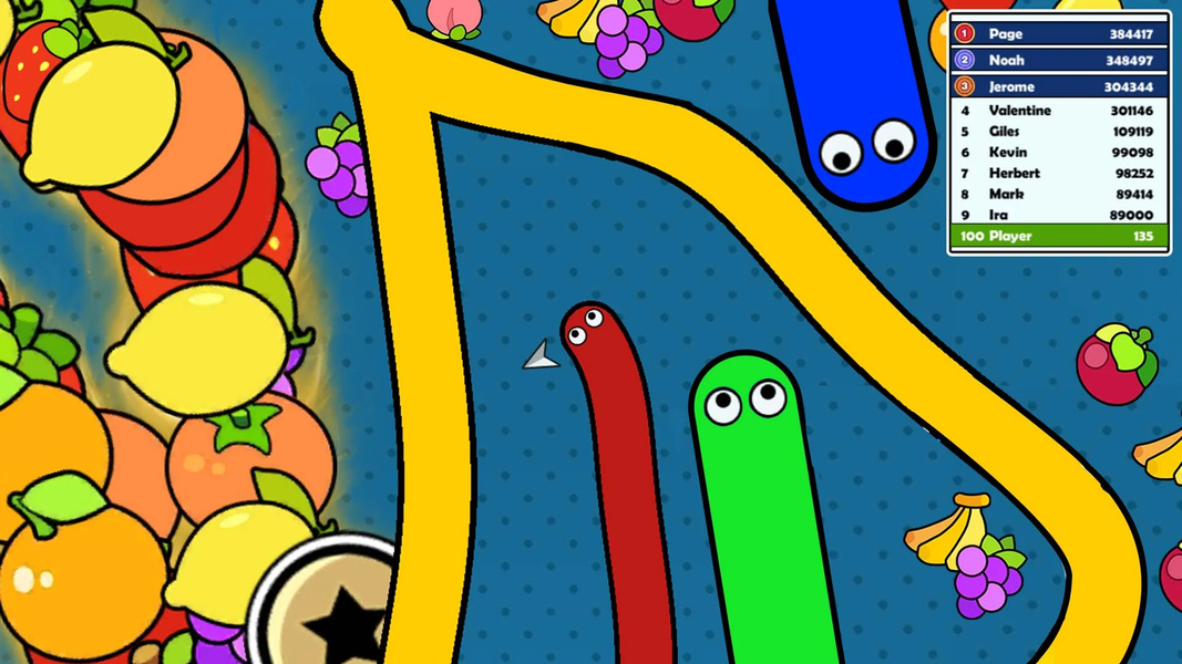 Snake Doodle - Worm .io Game - عکس بازی موبایلی اندروید