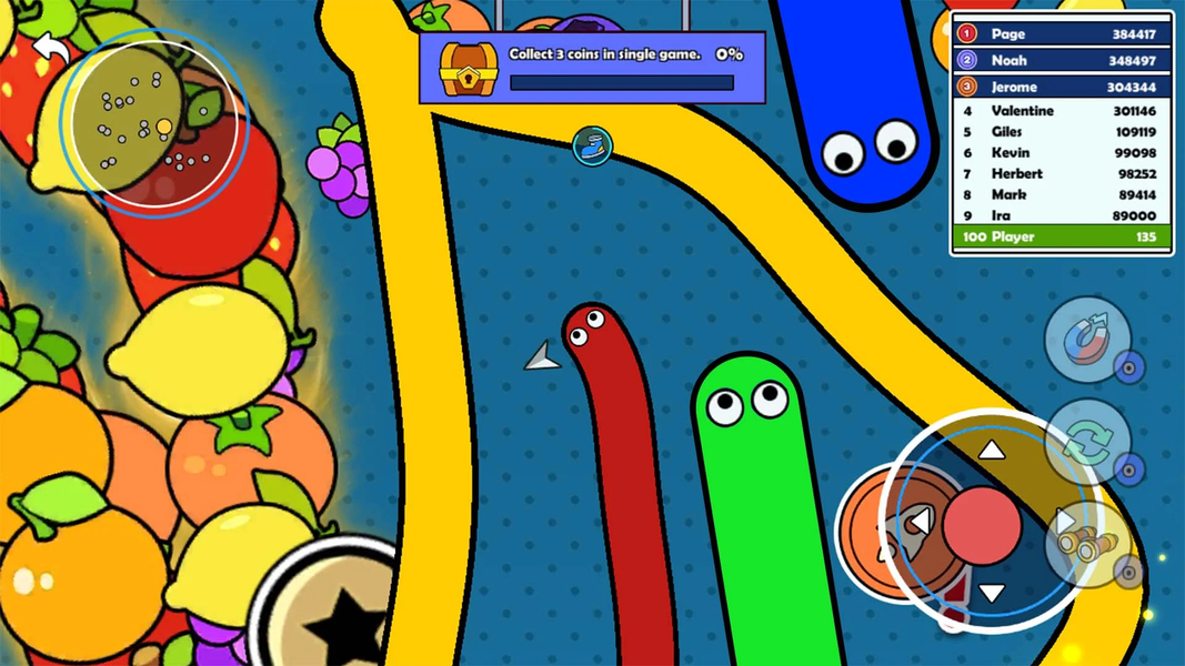 Snake Doodle - Worm .io Game - عکس بازی موبایلی اندروید