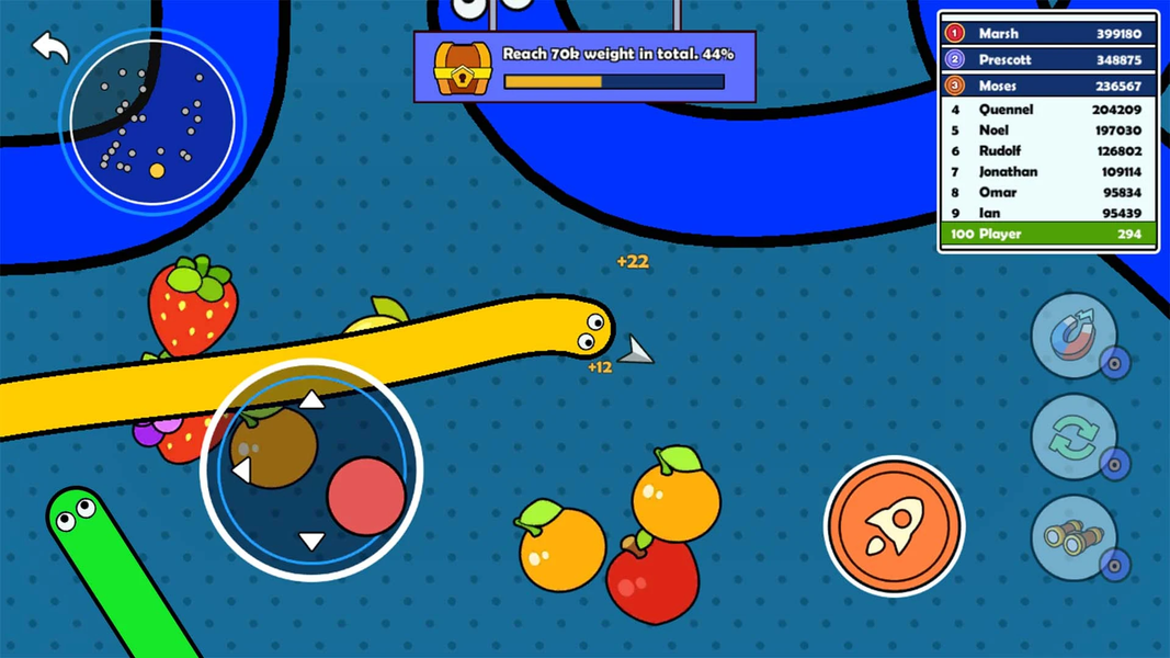 Snake Doodle - Worm .io Game - عکس بازی موبایلی اندروید