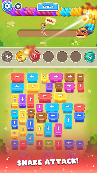 Snake Out Puzzle - عکس بازی موبایلی اندروید