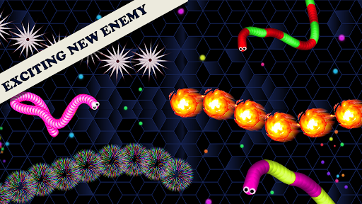 Worm Slithering Rivals Arena - Slither to Grow - Image screenshot of android app