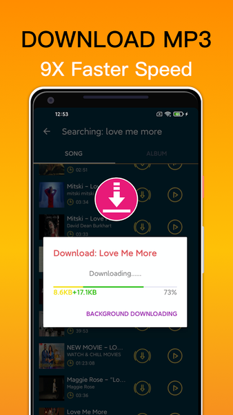 Mp3 Downloader Music Download - Image screenshot of android app