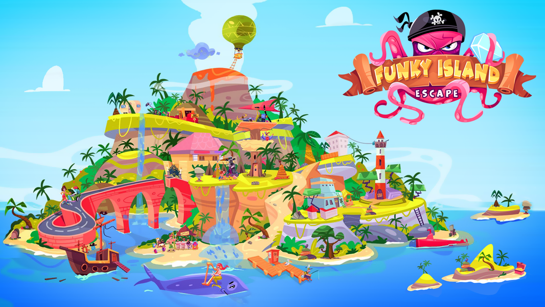 Escape Funky Island - عکس بازی موبایلی اندروید