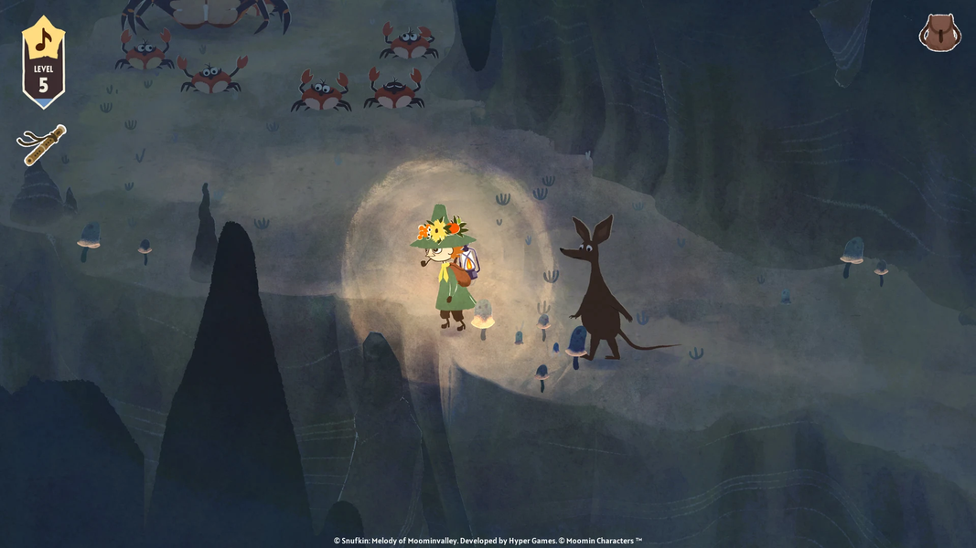 Snufkin Melody of Moominvalley - Gameplay image of android game