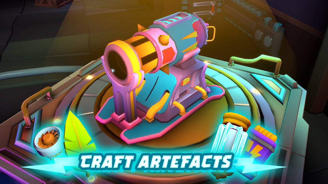 Tiny Robots: Portal Escape - Gameplay image of android game