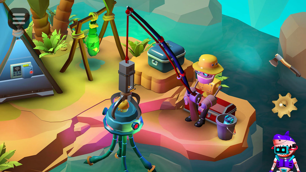 Tiny Robots: Portal Escape - Gameplay image of android game