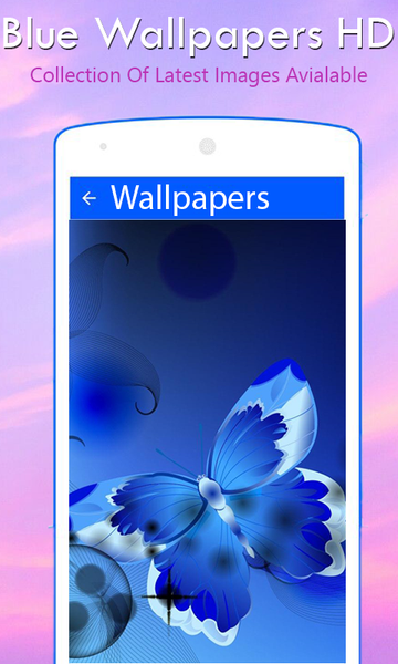 Blue Wallpapers HD - Image screenshot of android app