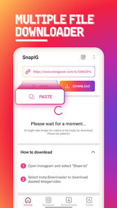 SnapIG - Downloader for Ins - عکس برنامه موبایلی اندروید