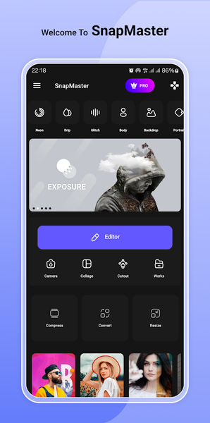 SnapMaster - AI Photo Editor - Image screenshot of android app
