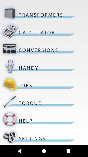 Transformer Calculator Free - عکس برنامه موبایلی اندروید