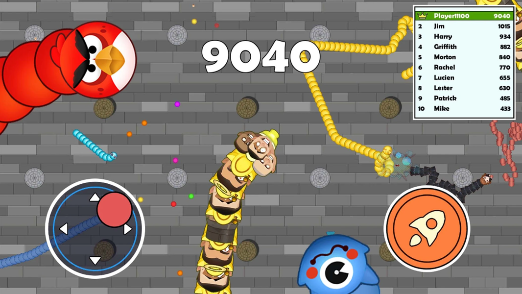 Sneak Snake-Slither Worm Game - عکس بازی موبایلی اندروید