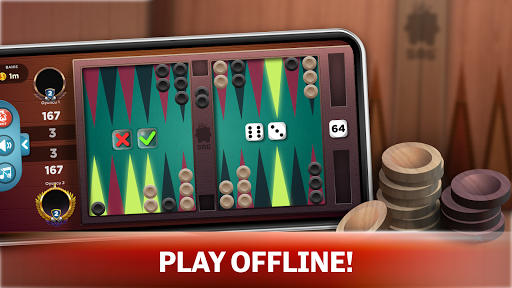 Backgammon - Offline Free Board Games - عکس بازی موبایلی اندروید