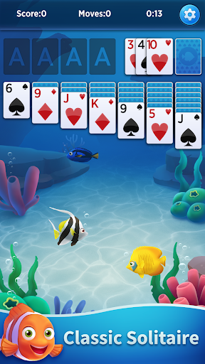 Solitaire Fish - Offline Games - Image screenshot of android app