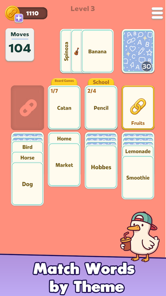 Solitaire Word Associations - Gameplay image of android game