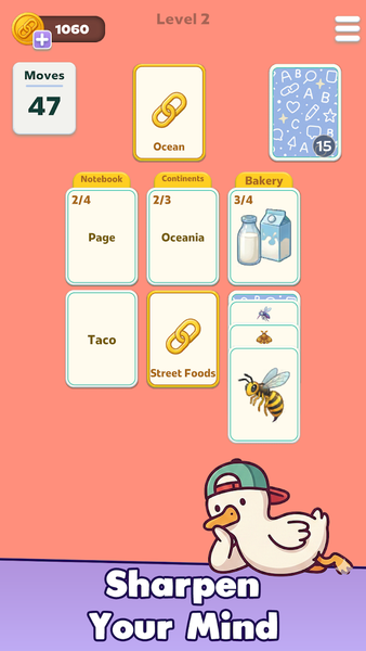 Solitaire Word Associations - Gameplay image of android game