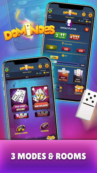 Dominoes - Offline Domino Game - عکس برنامه موبایلی اندروید