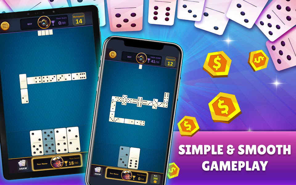 Dominoes - Offline Domino Game - عکس برنامه موبایلی اندروید