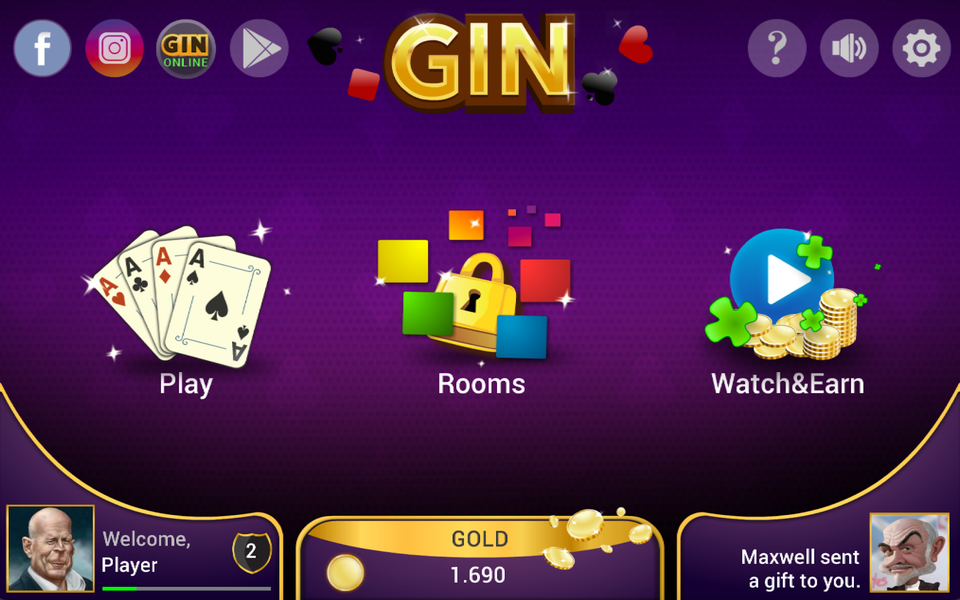 Gin Rummy - Offline Card Games - عکس برنامه موبایلی اندروید