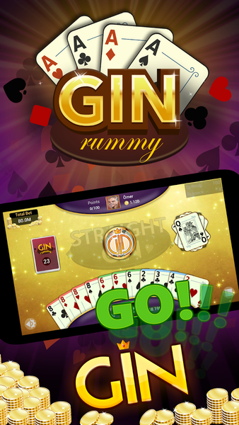 Gin Rummy - Offline Card Games - عکس برنامه موبایلی اندروید