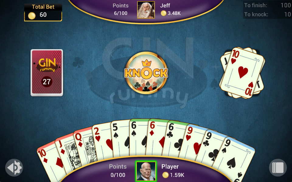 Gin Rummy - Offline Card Games - عکس برنامه موبایلی اندروید