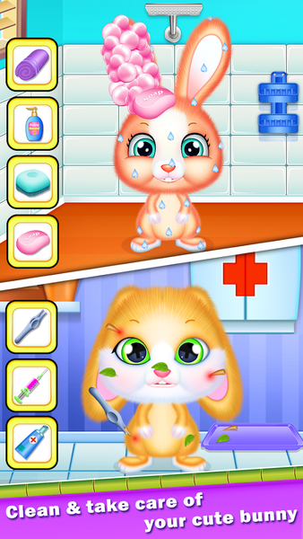 Newborn Bunny Daycare - عکس بازی موبایلی اندروید
