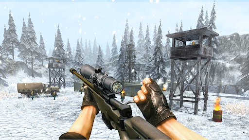 Sniper 3D Gun Games Offline - Gameplay image of android game