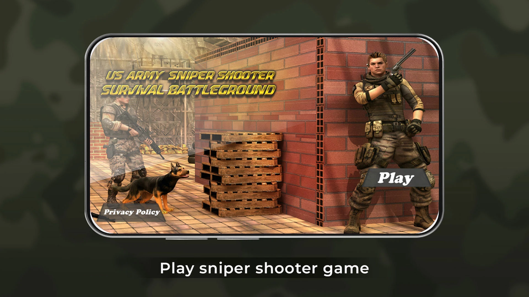 Army Sniper Shooter - Gameplay image of android game