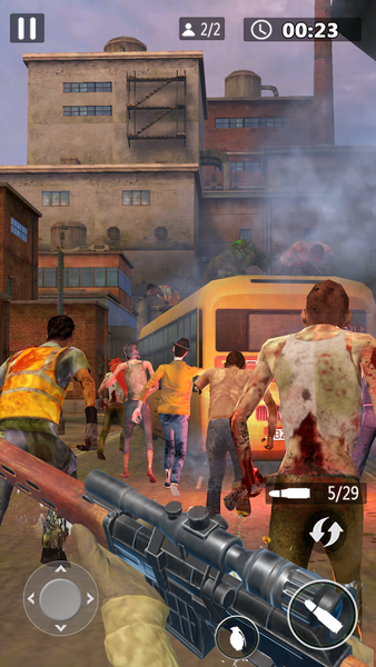 Sniper Zombie Survivor - Gameplay image of android game