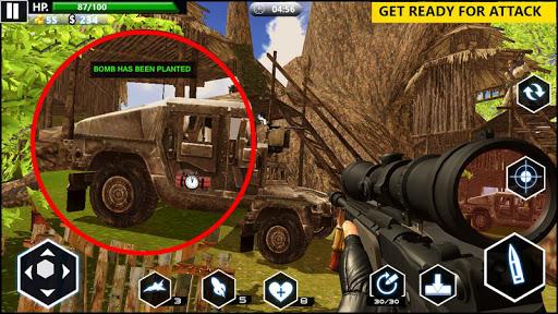 War Sniper: Gun Fire Shot Game - Gameplay image of android game