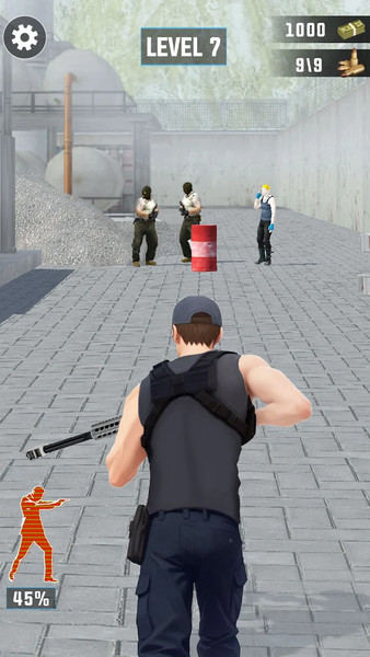 Sniper Assassin Contract 3D - Gameplay image of android game