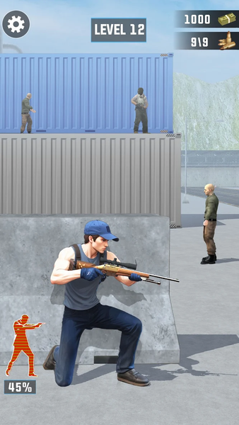 Sniper Assassin Contract 3D - Gameplay image of android game