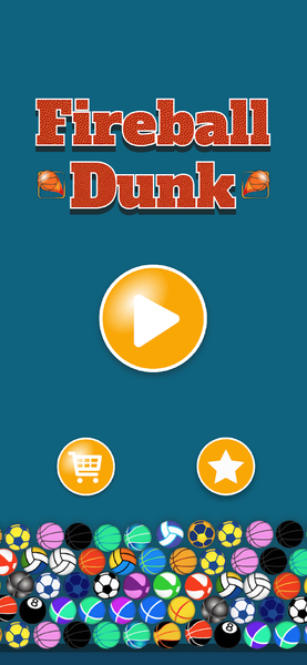 Fireball Dunk - Gameplay image of android game